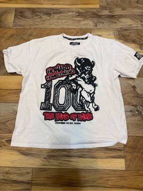 HP White T-Shirt with Black & Red Legacy Label